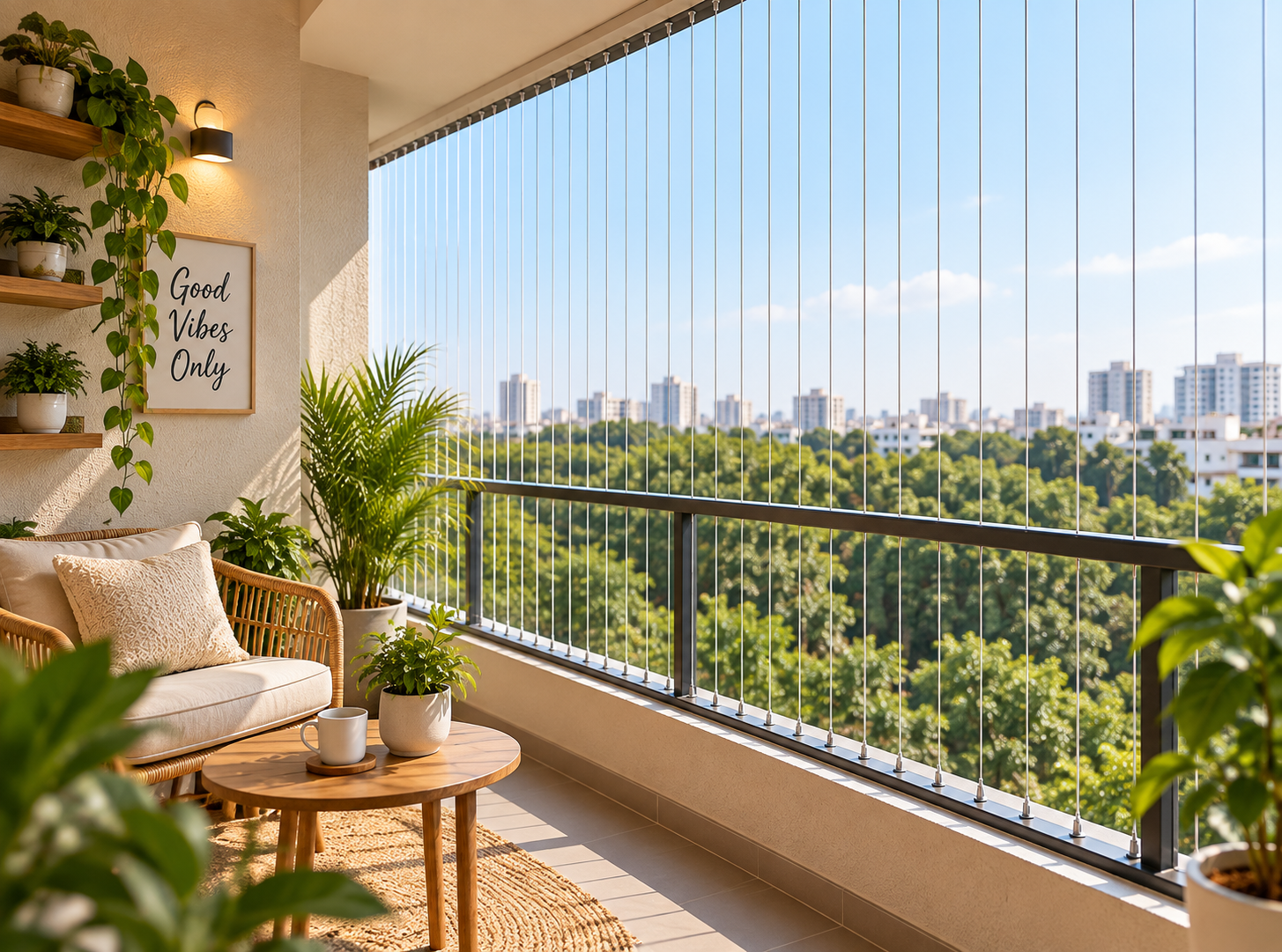 Balcony Invisible Grills
